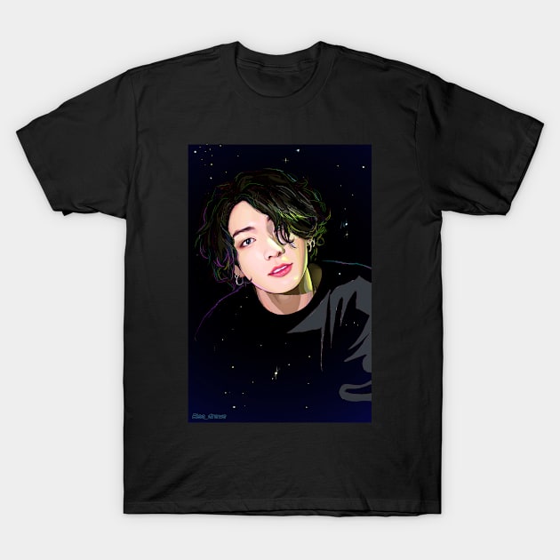 Galaxy Eyes T-Shirt by Elsa-draws